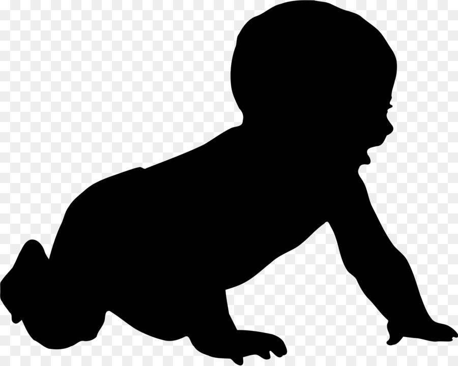 Silhouette，Bébé PNG