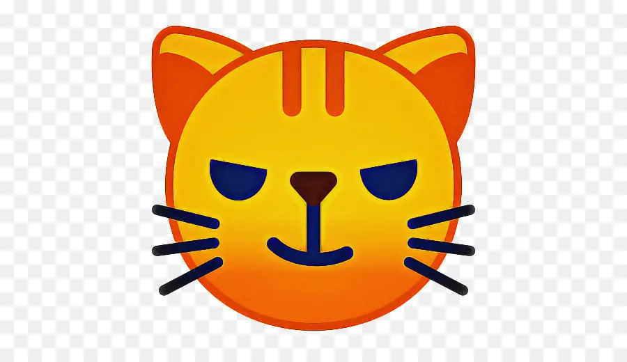 Visage De Chat Orange，Animal PNG