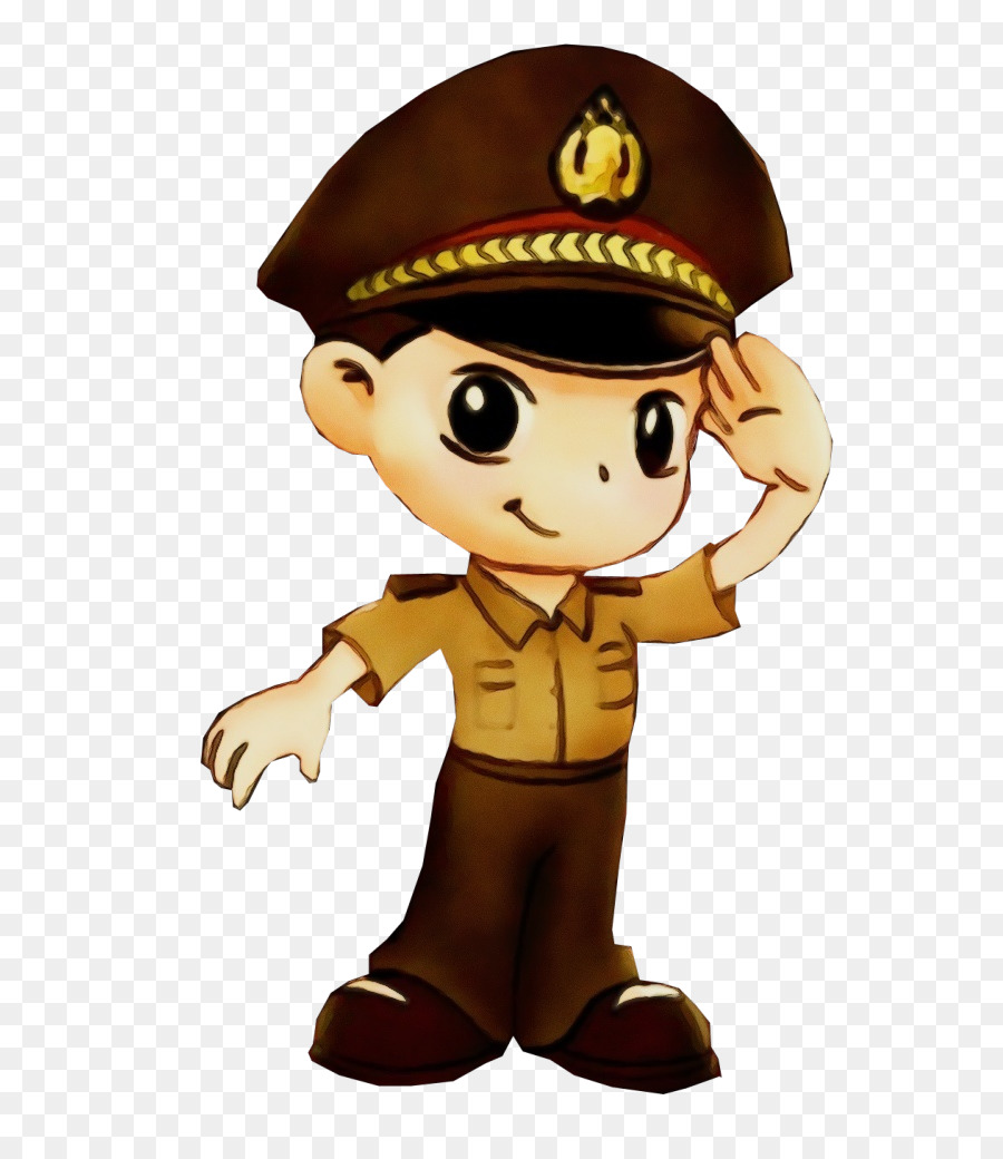 Officier De Police De Dessin Animé，Police PNG