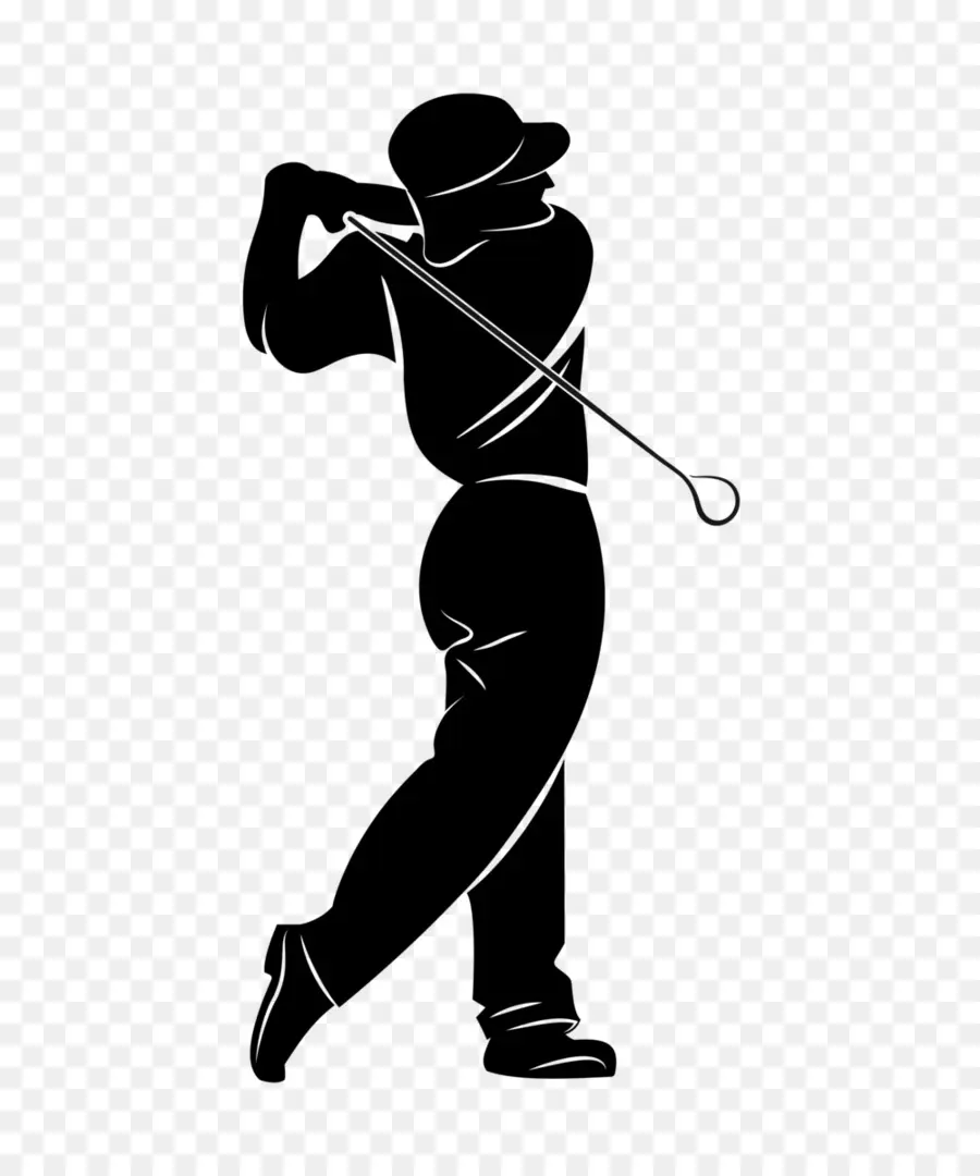Silhouette，Golf PNG