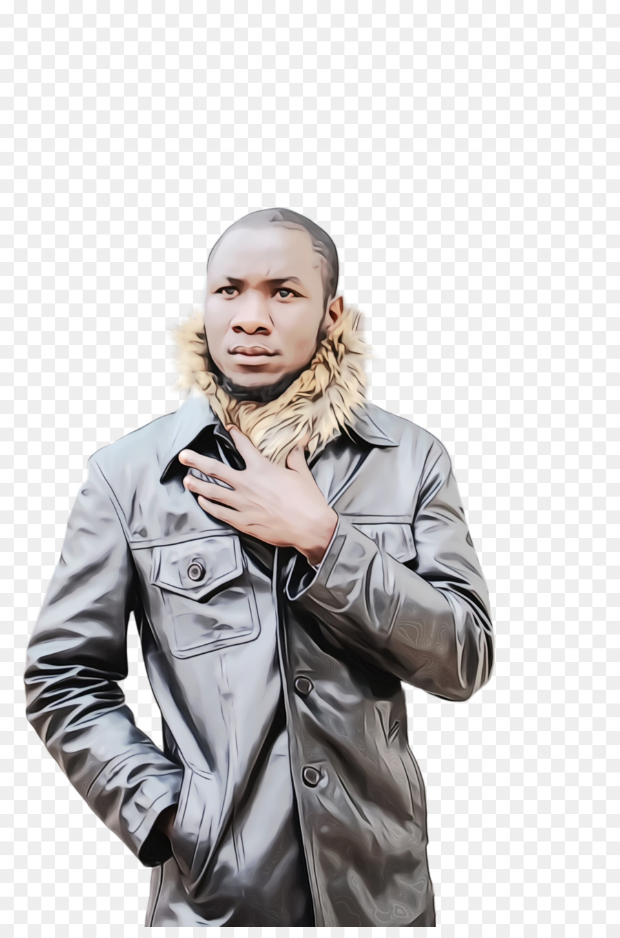 Veste En Cuir，Manteau PNG