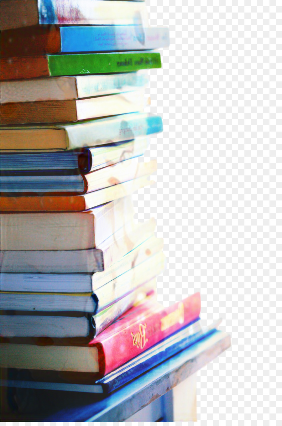 Pile De Livres，En Lisant PNG