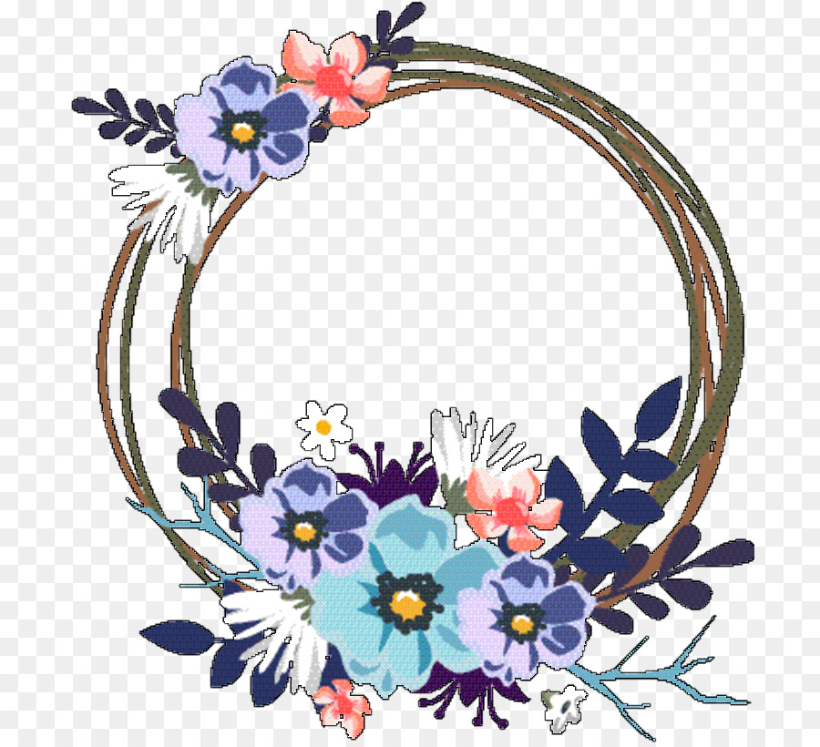 Cadre Floral，Fleurs PNG