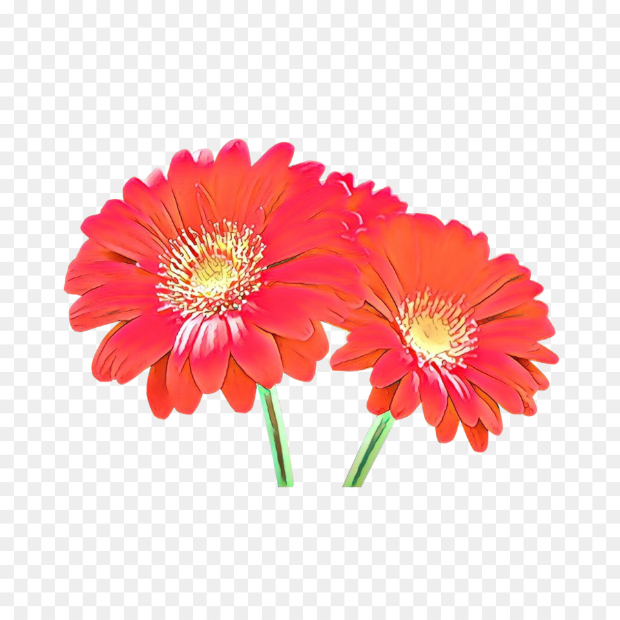 Fleurs Oranges，Tige PNG