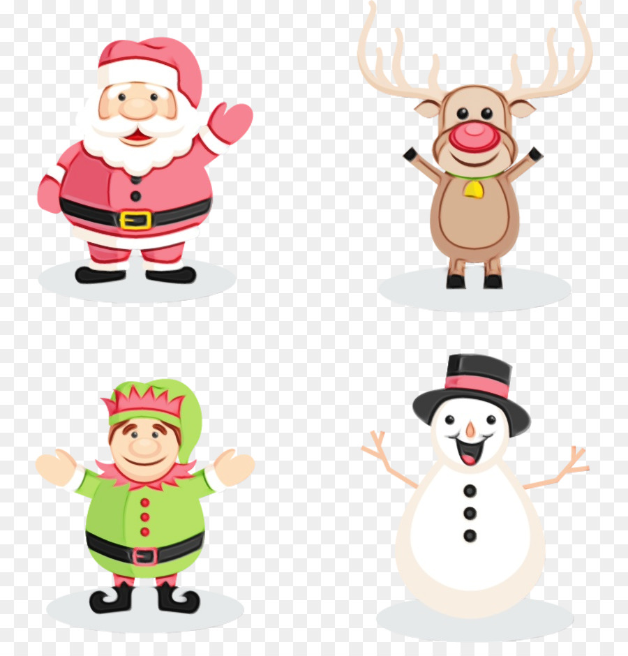 Personnages De Noël，Père Noël PNG