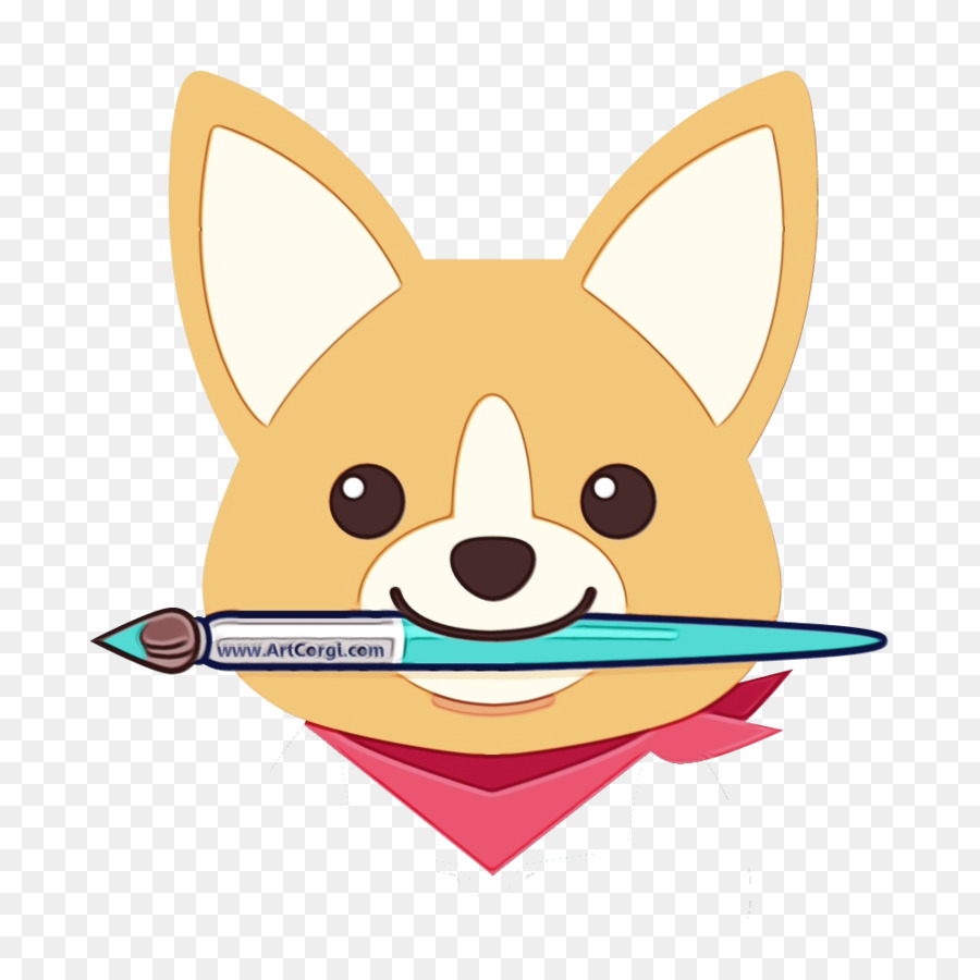 Chien De Dessin Animé Avec Brosse，Chien PNG