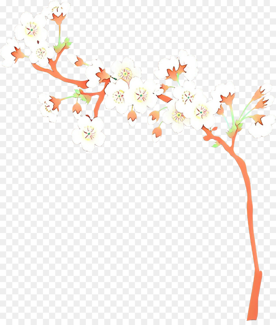 Branche De Fleurs De Cerisier，Fleur PNG