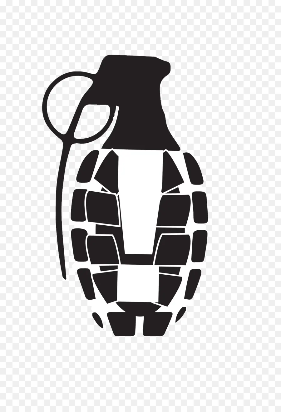 Grenade，Noir PNG