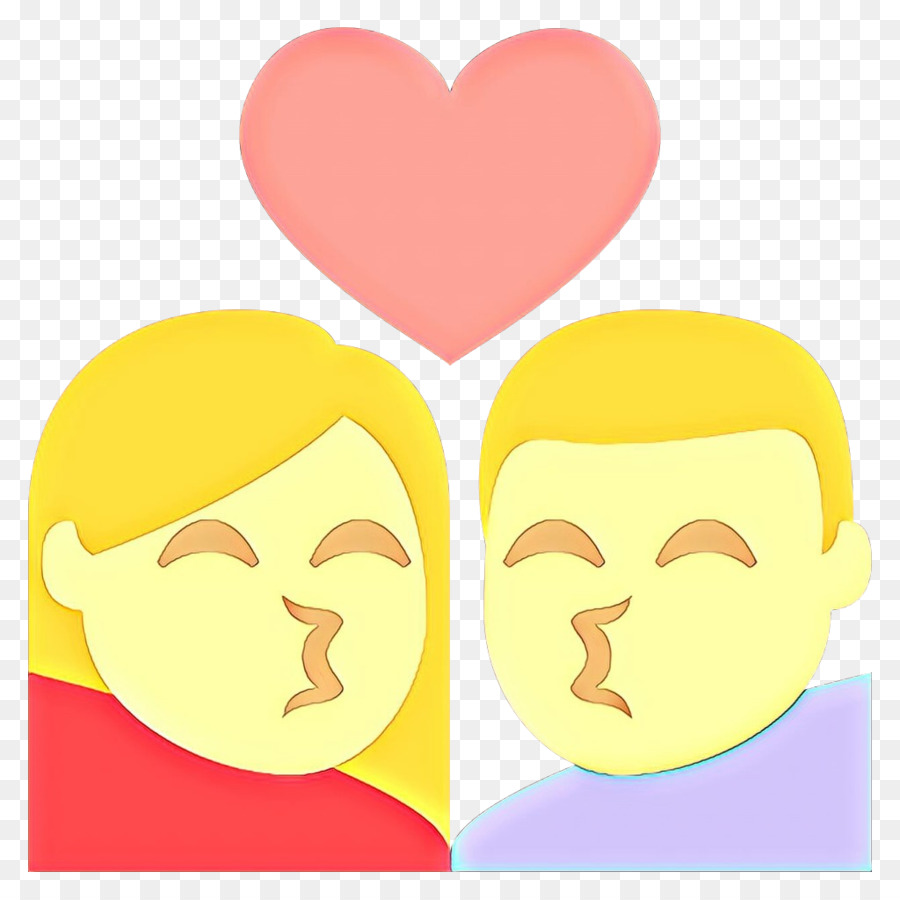 Coeur，Visage Avec Des Larmes De Joie Emoji PNG