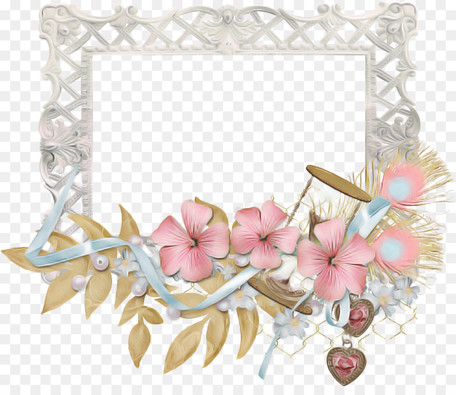 Cadre De Fleurs，Décoration PNG