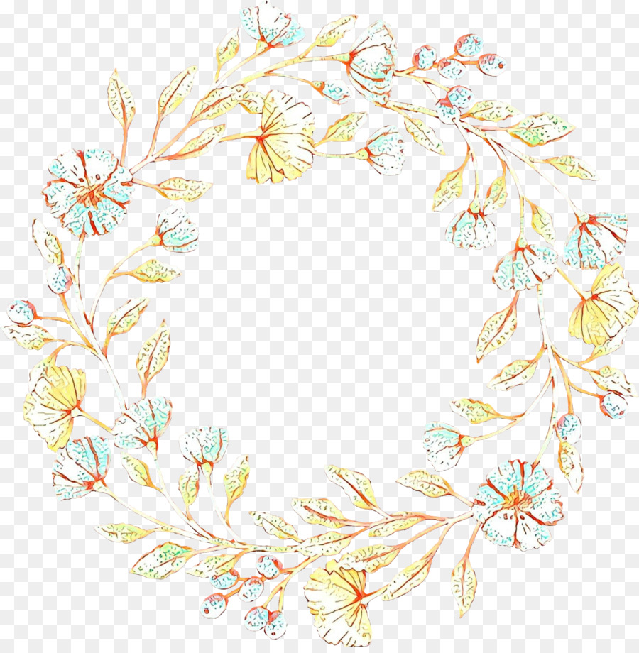 Couronne Florale，Fleurs PNG