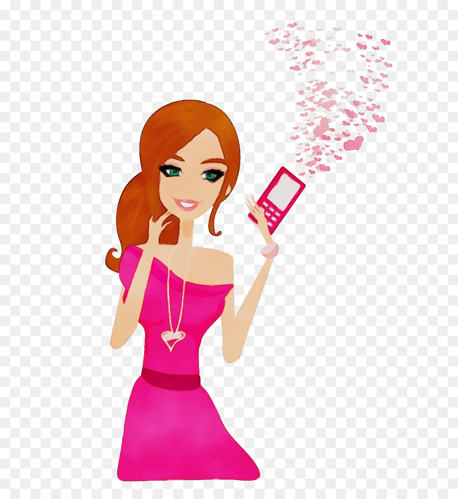 Femme Avec Téléphone，Téléphone PNG