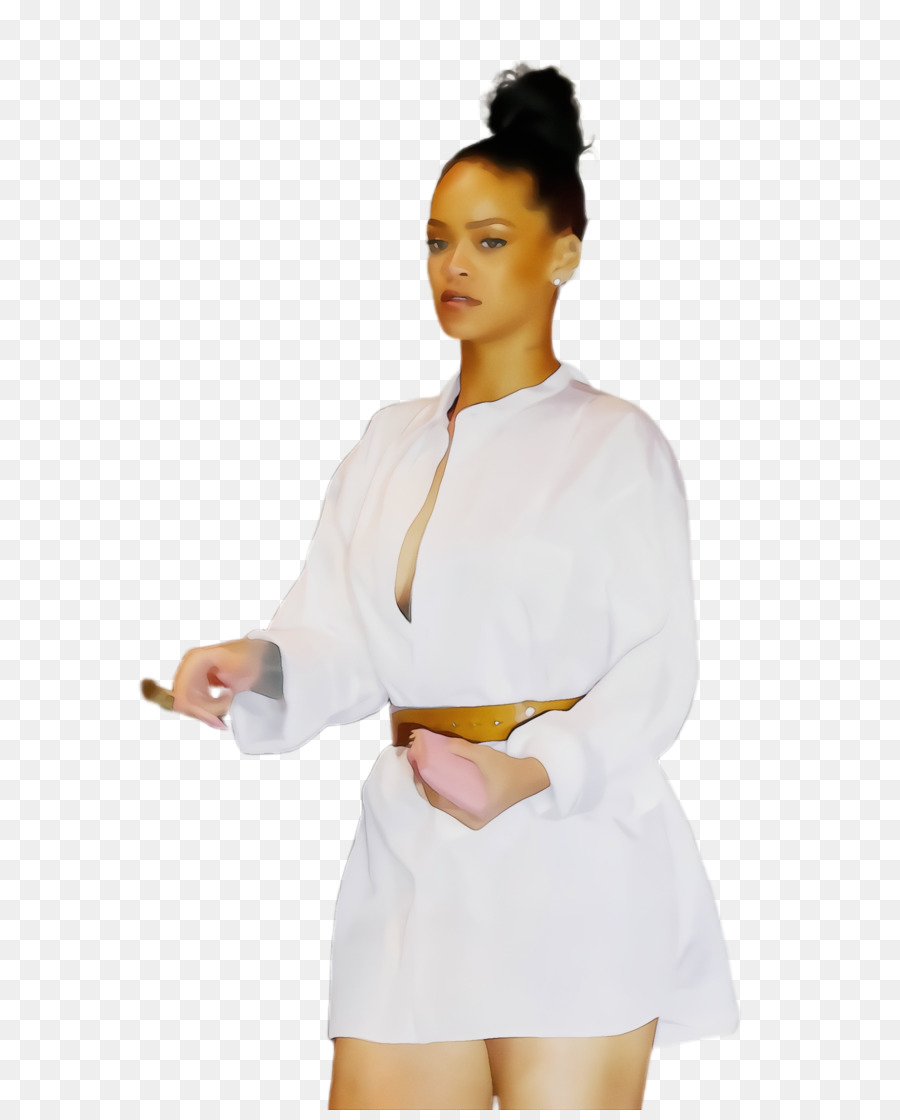 Femme En Robe Blanche，Mode PNG