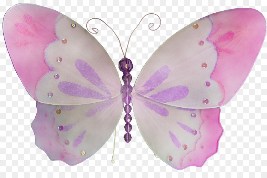 Papillon Violet，Ailes PNG