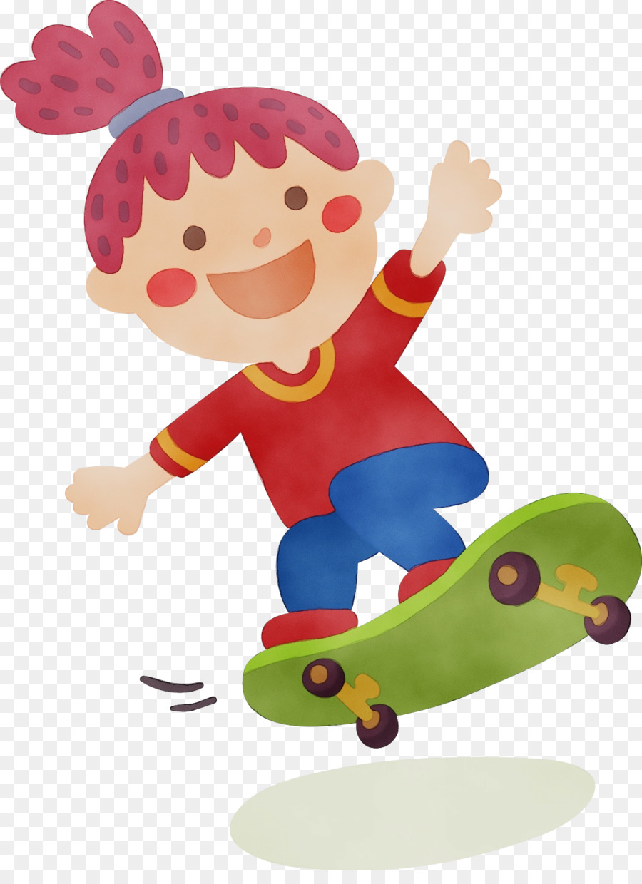 Garçon Sur Skateboard，Enfant PNG