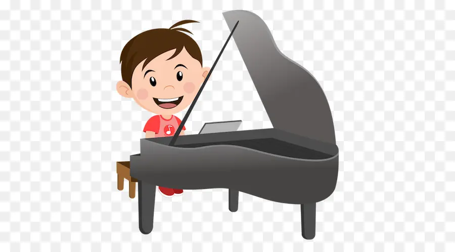 Garçon Jouant Du Piano，Piano PNG