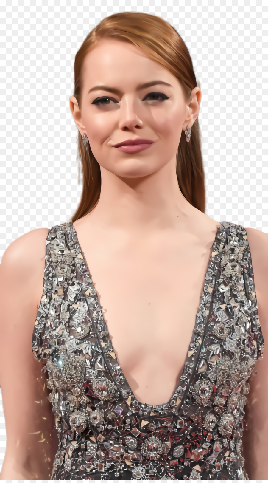 Emma Stone，89e Session De La Cérémonie Des Oscars PNG