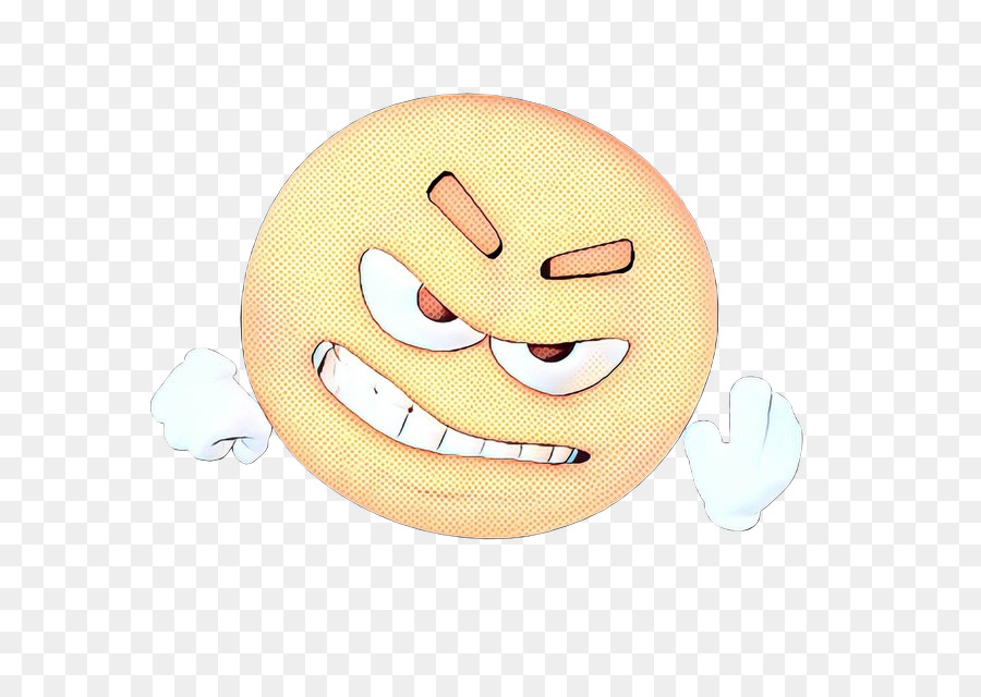 Emoji En Colère，Jaune PNG