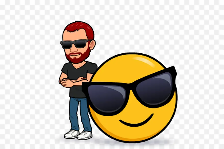 Emoji Sympa，Lunettes De Soleil PNG