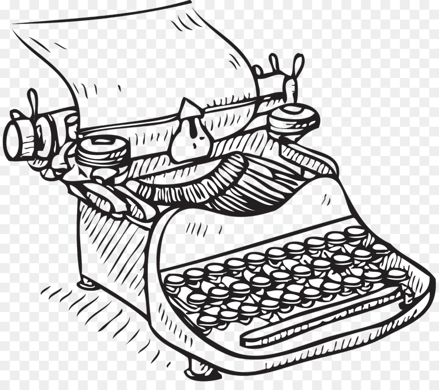 Machine à écrire，Dessin PNG