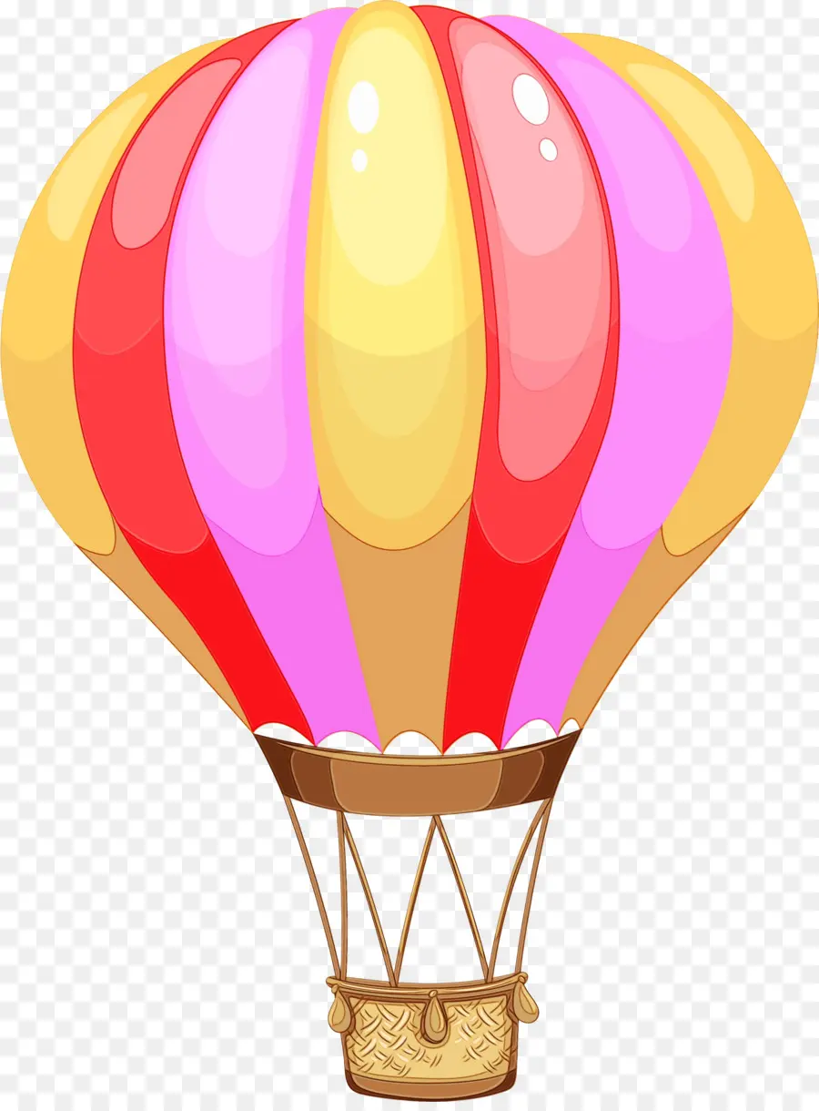 Montgolfière，Panier PNG