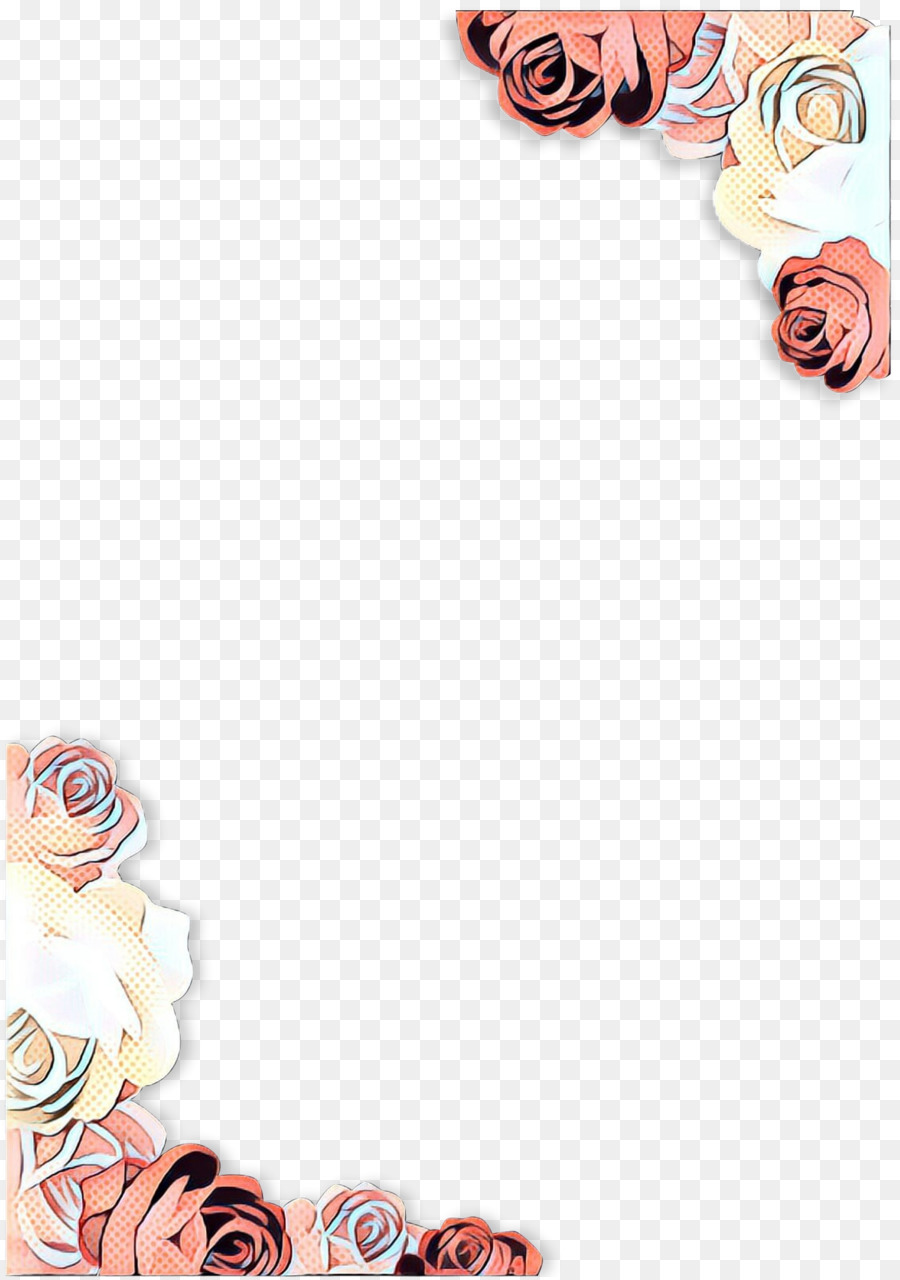 Cadre Floral，Roses PNG