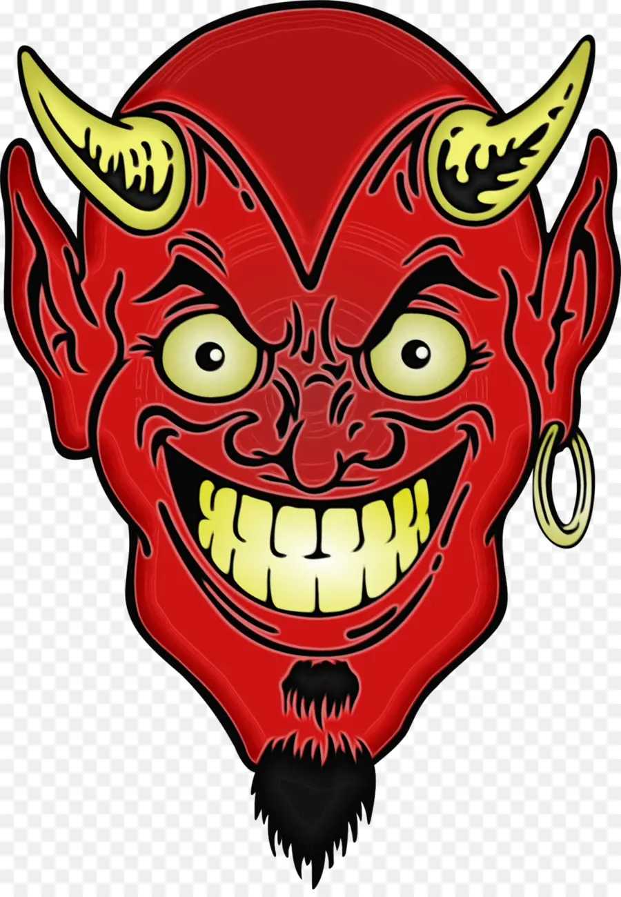 Visage Du Diable，Cornes PNG