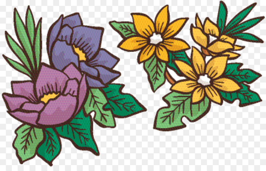 Design Floral，Les Fleurs Coupées PNG