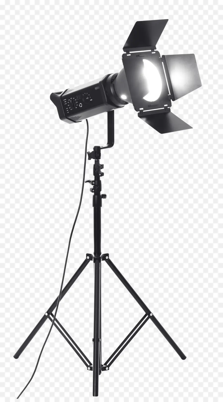 Lumière De Studio Noire，Trépied PNG