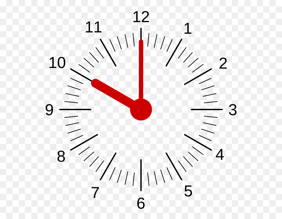 Horloge Rouge，Temps PNG