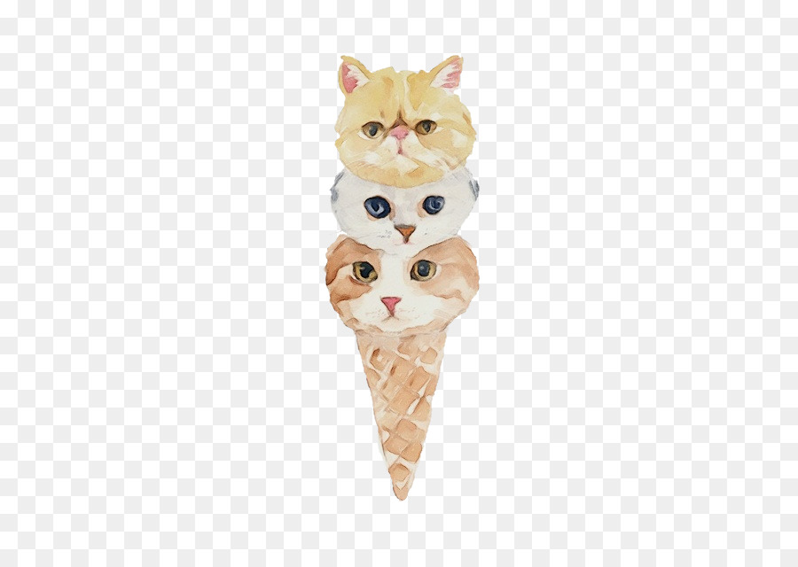 Chat，Crème Glacée PNG