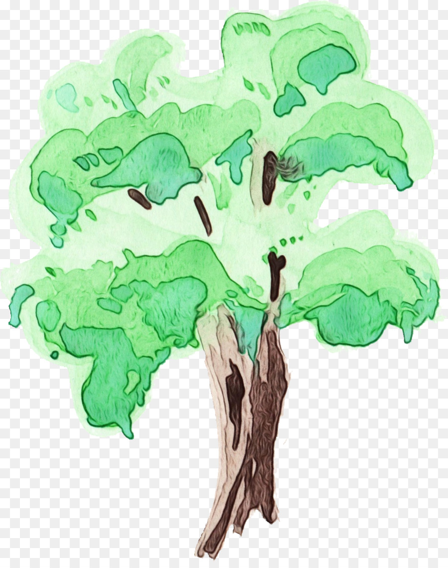 Arbre，Peinture à L'aquarelle PNG