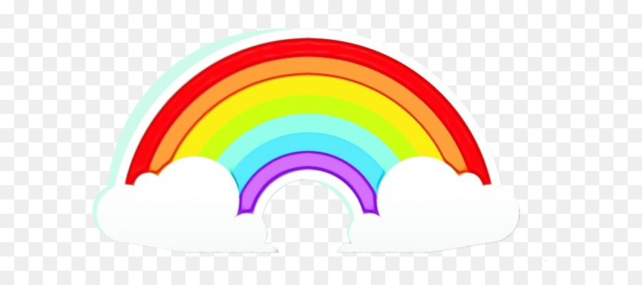 Arc En Ciel En Bois，Nuages PNG