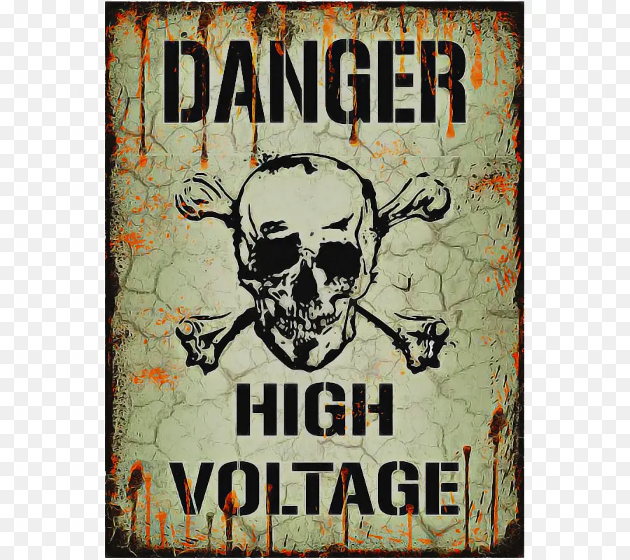 Signe De Danger，Haute Tension PNG