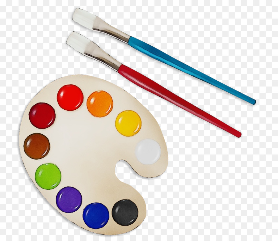 Palette Et Pinceau，Couleurs PNG