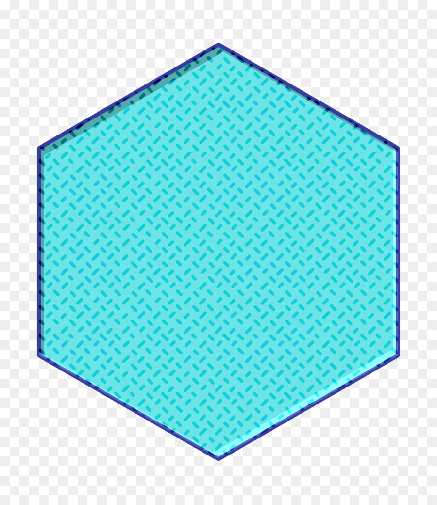 Hexagone，Bleu PNG