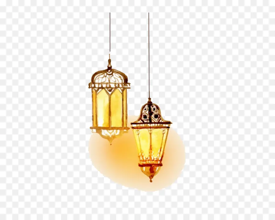 Le Mois De Ramadan，Lanterne PNG