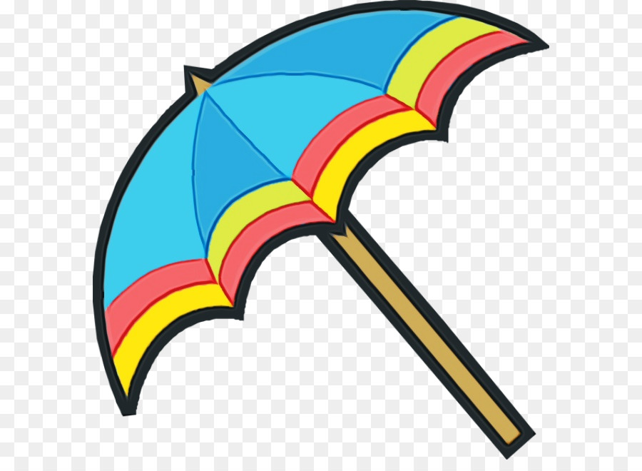 Parapluie Rayé，Pluie PNG