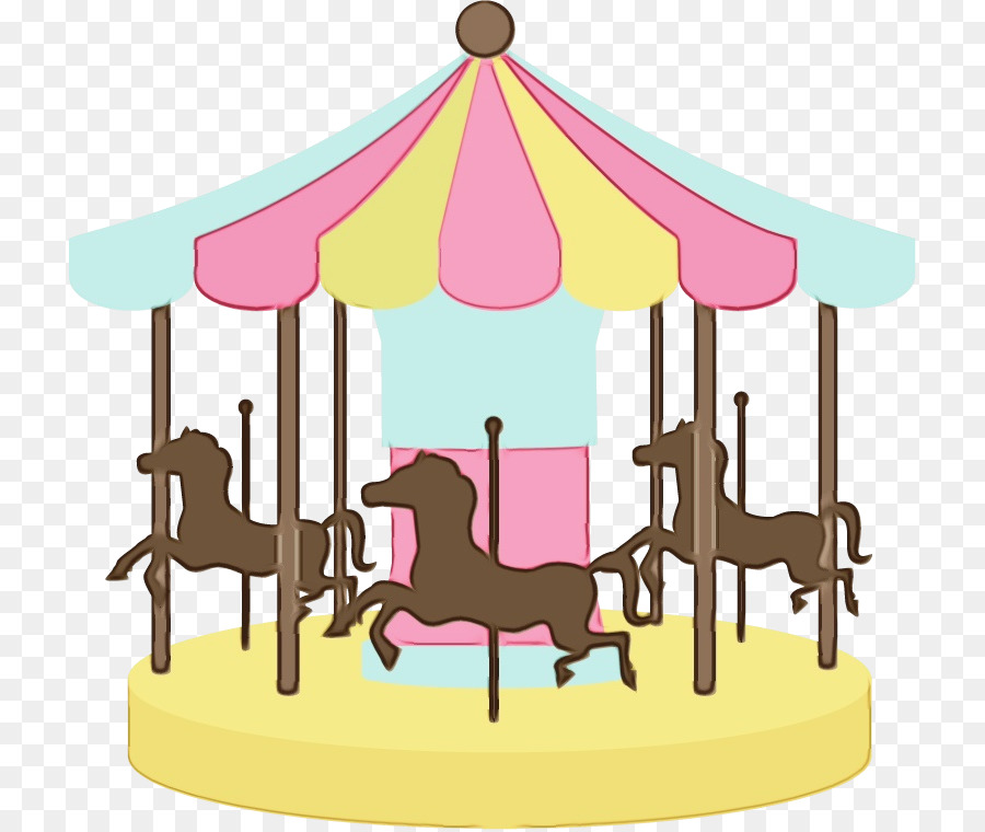 Carrousel，Licornes PNG