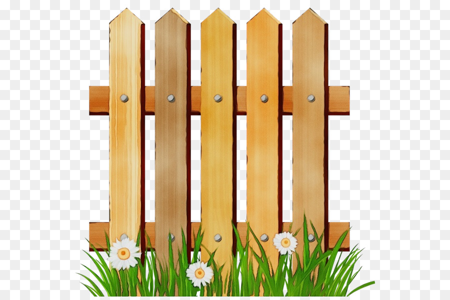 Clôture En Bois，Herbe PNG