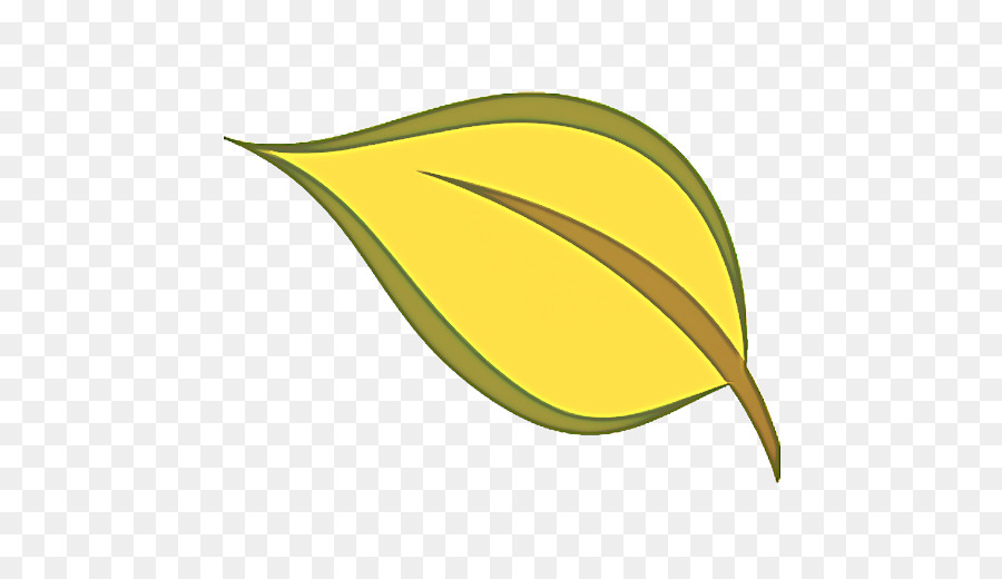 Feuille Jaune，Tige PNG