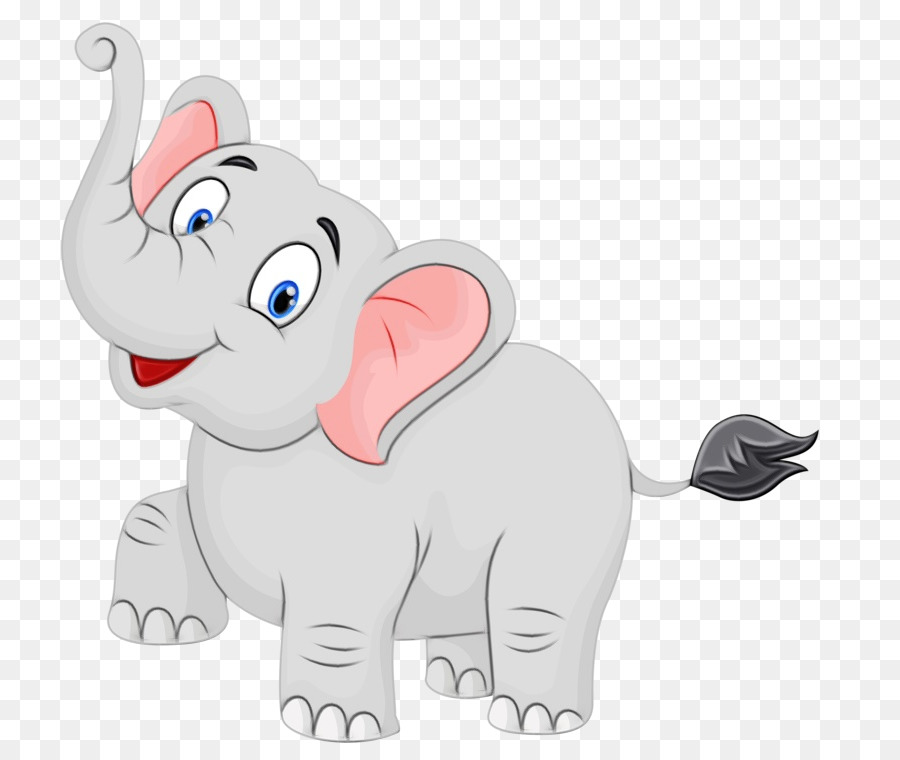 Éléphant De Dessin Animé，Mignon PNG