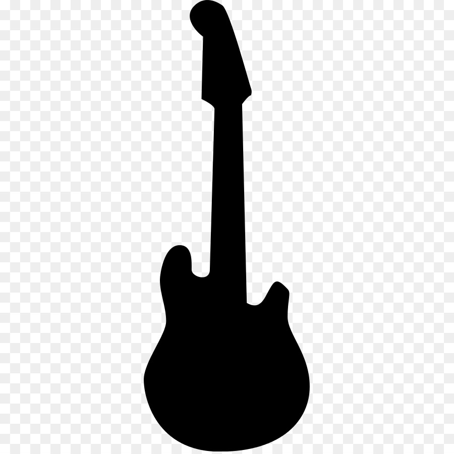 Silhouette，Guitare PNG