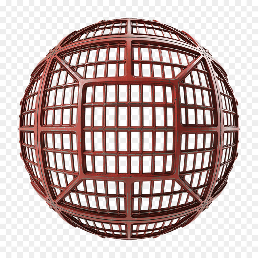 Sphère De Grille Rouge，Grille PNG