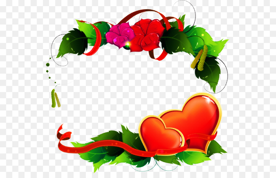 Design Floral，Le Jour De Valentines PNG