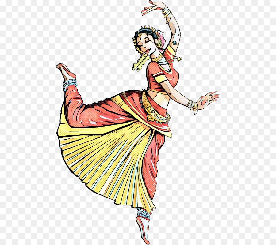 L'inde，Bharata Natyam Art De La Danse Classique Indienne PNG