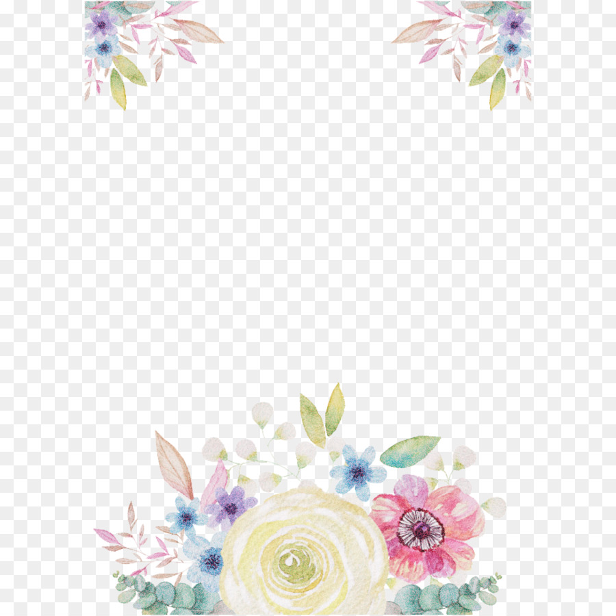 Cadre Floral，Fleurs PNG