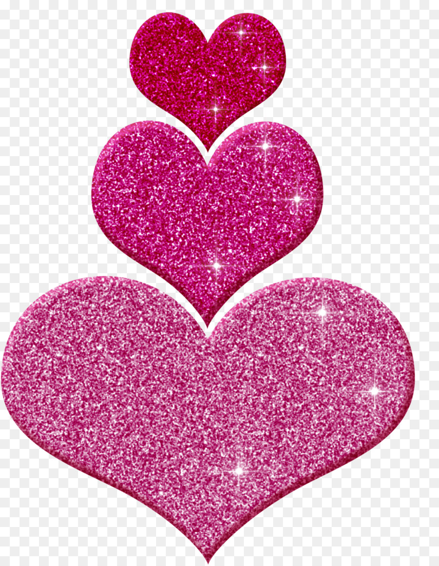 Coeur Violet，Paillettes PNG