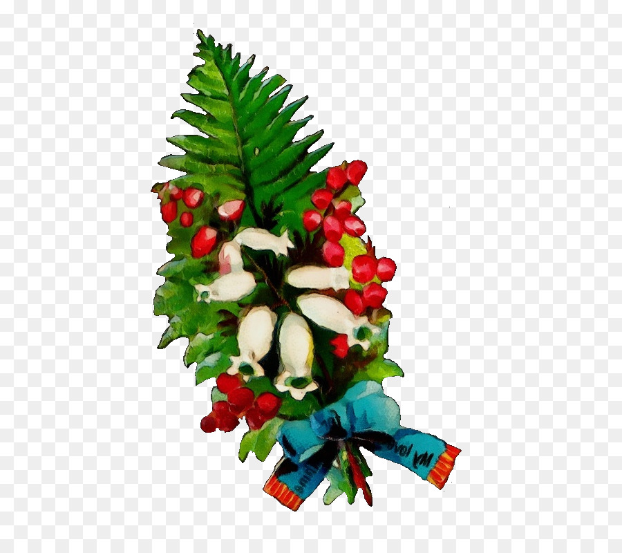 Ornement De Noël，Fleur PNG