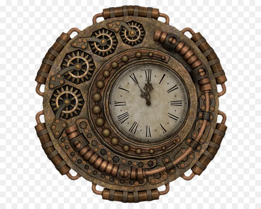 Horloge Steampunk，Steampunk PNG